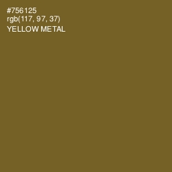 #756125 - Yellow Metal Color Image
